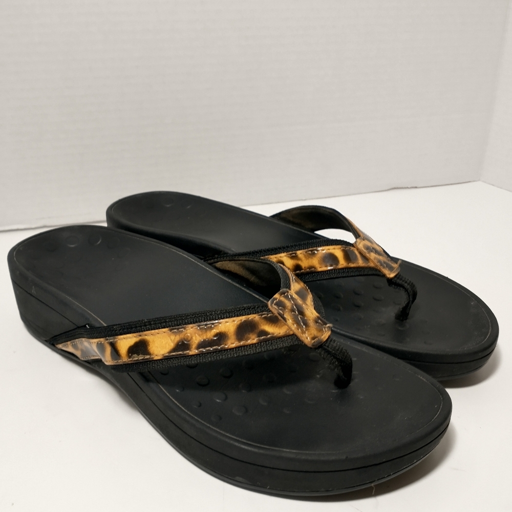Vionic High Tide Platform‎ Sandal, Leopard,